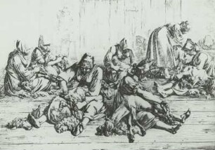 Schafschur, Radierung, 1818