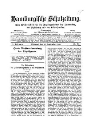 Die Bedeutung der Fortbildungsschule in der Gegenwart : (Schluß)