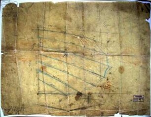 Skizze Detail des Flugapparats Otto Lilienthals