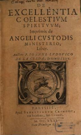 De excellentia coelestium spirituum