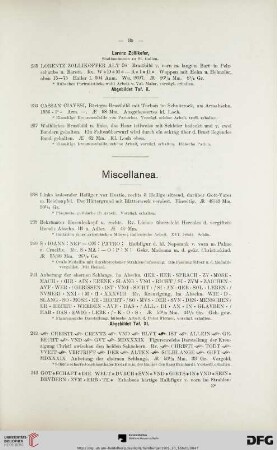 Miscellanea (Nr. 238-248)