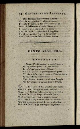 Canto Vigesimo.