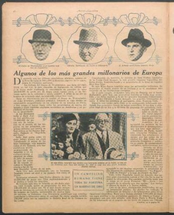 Algunos de los más grandes millonarios de Europa