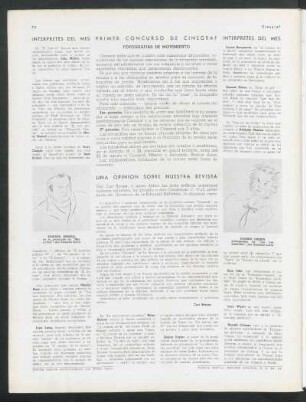 Una opinión sobre nuestra revista