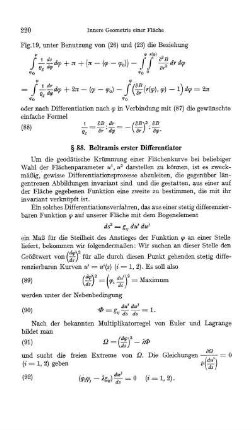 § 88. Beltramis erster Differentiator