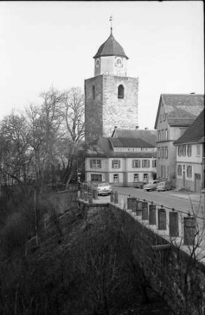 Haigerloch: Blick von oben auf den Römerturm