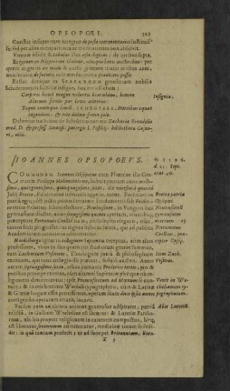 Ioannes Opsopoeus.