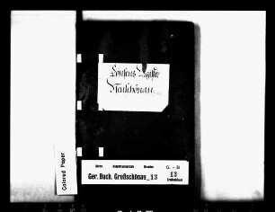 Register zum Konsensbuch von Neuschönau
