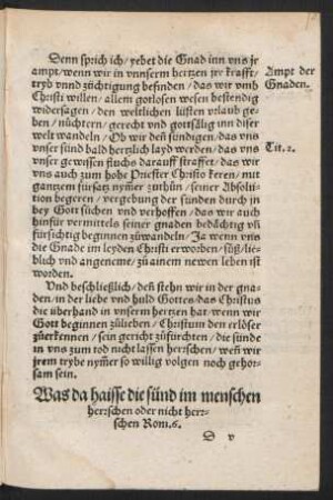 Was da haisse die sünd im menschen herrschen oder nicht herrschen Rom. 6.
