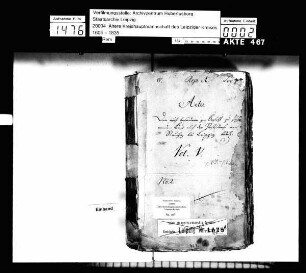 Instandhaltung der Poststraße von Stauchitz nach Leipzig, Bd. 5