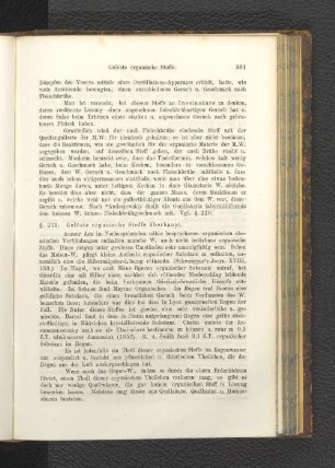 § 231. Gelöste organische Stoffe überhaupt.