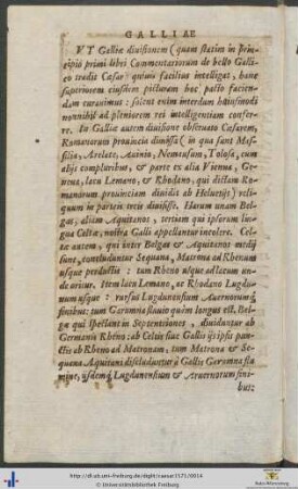 Galliae Divisio