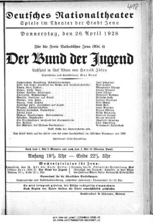 Der Bund der Jugend