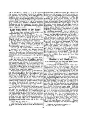 Direktoren und Oberlehrer : eine Entgegnung zu Nr. 17