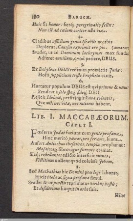 Lib. I. Maccabaeorum.