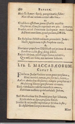 Lib. I. Maccabaeorum.