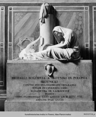 Grabmal des polnischen Malers Michal Skotnicki - Grabmal des Michael Bogorvia Skotnicki