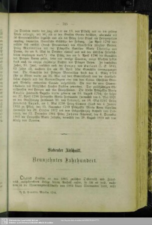 Siebenter Abschnitt. Neunzehntes Jahrhundert