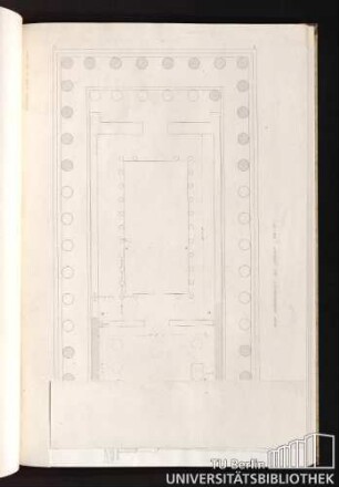 Liefg. V. PL. VIII. Das Parthenon zu Athen. Pl. II. [Plan.]