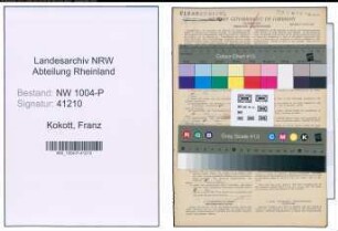 Entnazifizierung Franz Kokott , geb. 27.05.1900 ()
