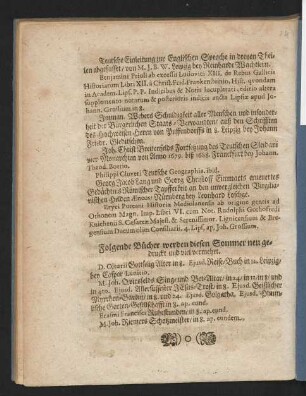 Folgende Bücher werden diesen Sommer neu gedruckt und viel vermehrt.