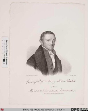 Bildnis Friedrich Wilhelm Georg Aus dem Winkel