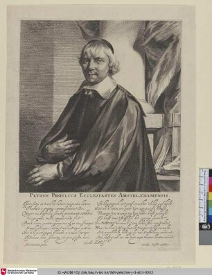 Petrus Proelius Ecclesiastes Amstelaedamensis