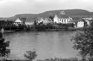 Rheinheim: Über den Rhein auf die Kirche Rheinheim