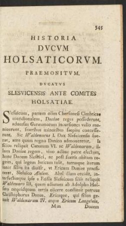Historia Ducum Holsaticorum
