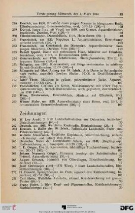 Zeichnungen (Nr. 261-318)
