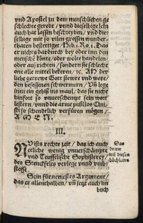 III. Das dritte teil dieses büchleins