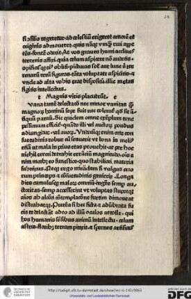 C. Vana tamen delectatio nec minor vanitas quam magnorum hominum sepe fuit nec toleratur quod sit antiquum parvum...