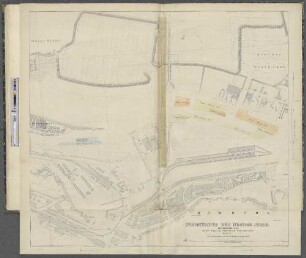 Blatt VI. : Grosse Feddel. Kleiner Grasbrook. Baakenwärder. Hamburg.