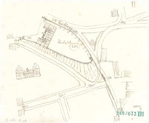 Fischer, Theodor; Kempten / Allgäu (Bayern); Generalbaulinienplan - Lageplan, Ansicht