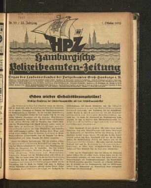 Nr. 19 / 22. Jahrgang 1. Oktober 1932