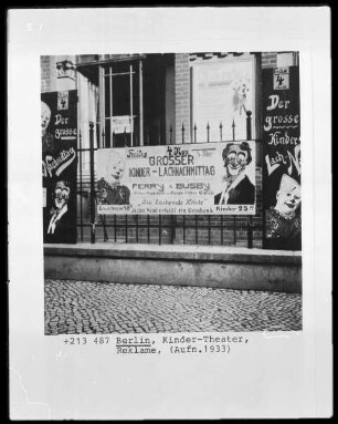 Berlin, Kinder-Theater, Reklame