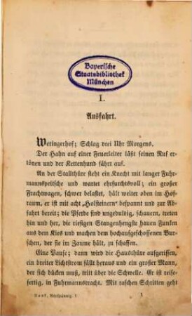 Achtspännig : Volksroman, 1. Theil