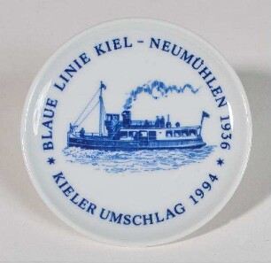 Blaue Linie Kiel - Neumühlen 1936 - Kieler Umschlag 1994