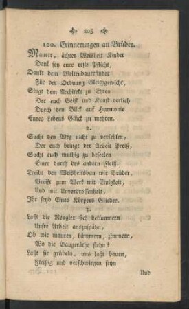 100. Erinnerung an Brüder