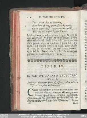 I. C. Plinius Farbato Prosocero Suo S. Prosocero adventum suum significat, eodem itinere Tiferni templum dedicaturus.