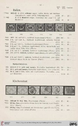 Kirchenstaat (Nr. 853-858)