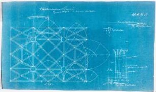 Herz-Jesu-Kloster, Leuven: Gewölbeplan der inneren Vorhalle 1:20