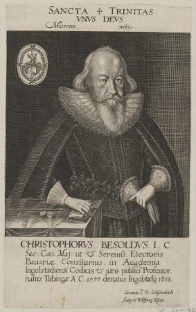 Bildnis des Christophorvs Besoldvs