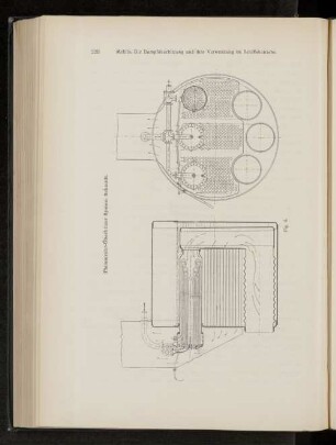 Flammrohr-Überhitzer System Schmidt.