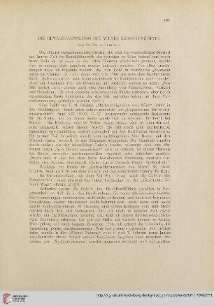 Die Gemäldesammlung des Wiener Schottenstiftes, [1]