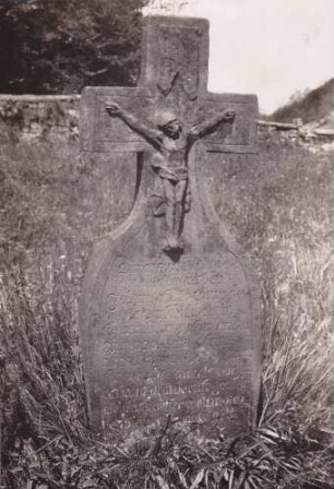 alter Friedhof. Grabkreuz der Schultheißen Johann Philipp Cuntz, +1819