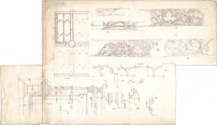 Hauberrisser, Georg von; u. a. Deutschland; Italien; Österreich; Skizzen - Säule (Ansicht); Details