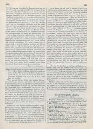 189-190 [Rezension] Behm, Heinrich, Im Dienst des Herrn