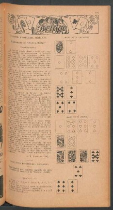 Bridge - (Continuación) : Primer problema semanal - Explicación del "Auction Bridge"