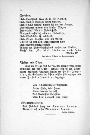 Westen und Osten.